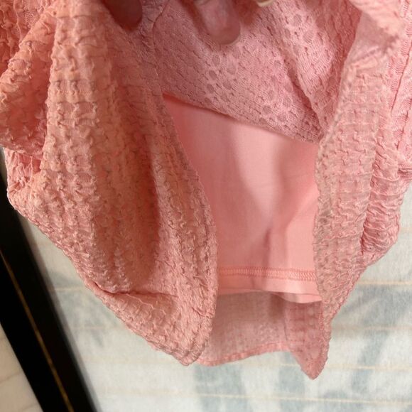 NWT MEROKEETY SUMMER SLEEVELESS SQUARE NECK TIE STRAP Lined MINI DRESS L
Bbb - Picture 6 of 14